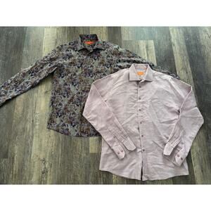 Lot of two Tallia Men's Long Sleeve Shirts